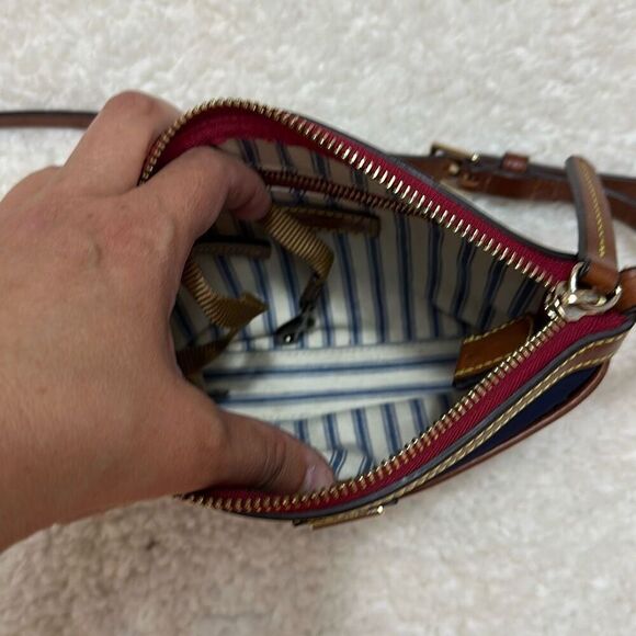 Dooney & Bourke Nylon Domed Crossbody Navy Bag - Picture 8 of 15